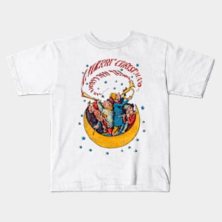 Cute Christmas Musicians Kids T-Shirt